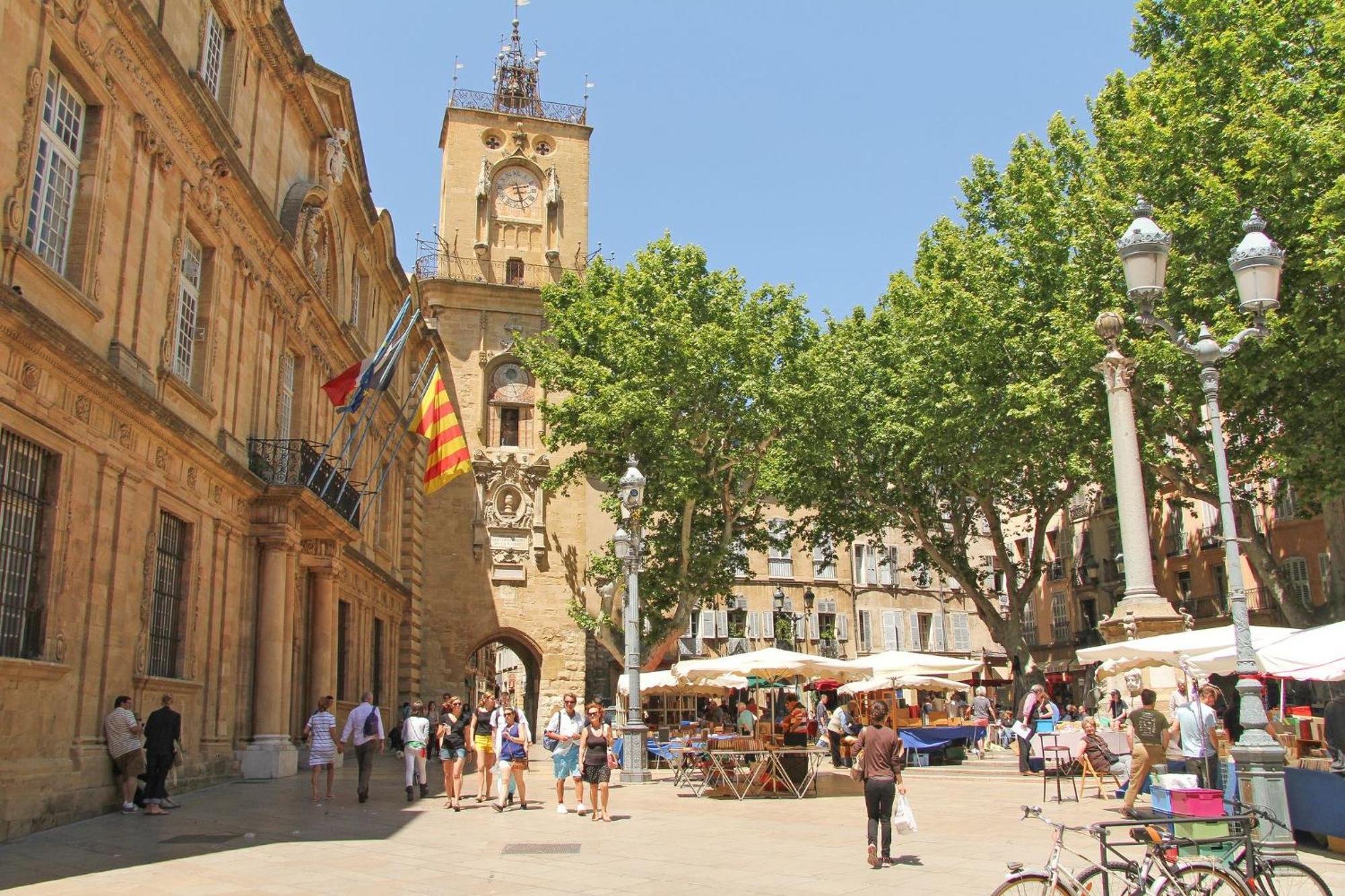 L'Amandier - Joli Appartement T3 Neuf Centre Ville A 2 Pas De La Rotonde Mirabeau Et Des Allees Provencales 普罗旺斯地区艾克斯 外观 照片