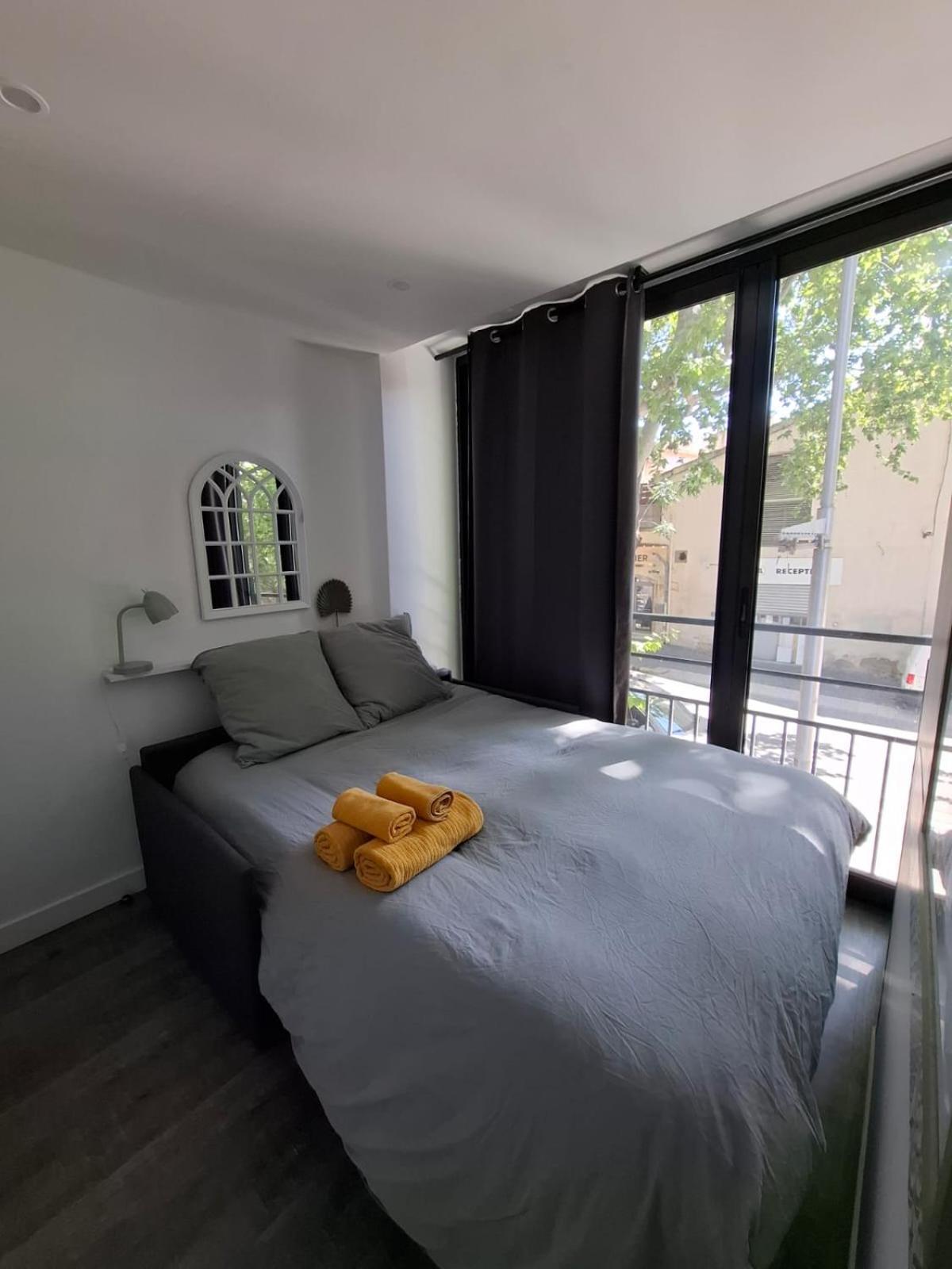 L'Amandier - Joli Appartement T3 Neuf Centre Ville A 2 Pas De La Rotonde Mirabeau Et Des Allees Provencales 普罗旺斯地区艾克斯 外观 照片